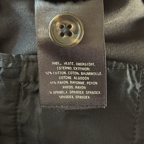 Anthropologie Black The Essential Tassel Hem Crop Flare Pants - Picture 9 of 10